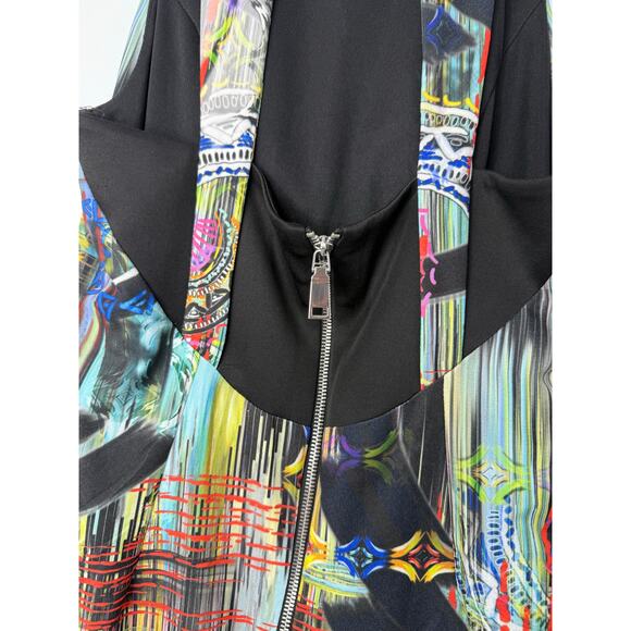 Nicole Miller New York Abstract Print Sheath Dress Size 6 Made in USA - Picture 10 of 11